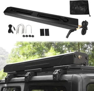 Pressurized Water Tank 8 Gallon roof Rack Water Tank for Jeep Ford Off-Road Vehicles, SUV,Pick-up Trucks,Outdoor