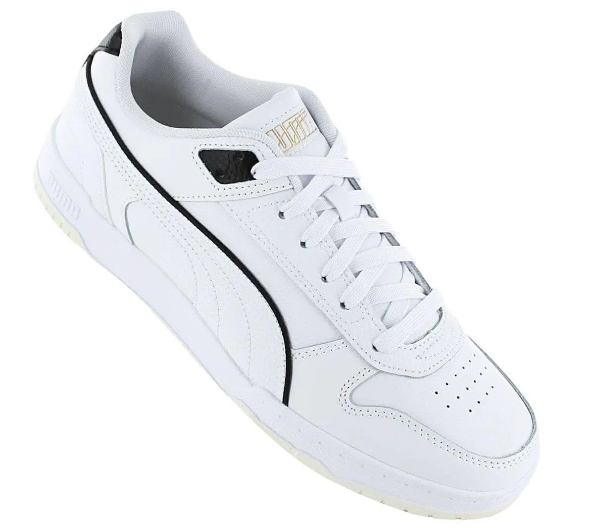 Puma Rebound RBD GAME Low - Herren Schuhe Leder Weiß 386373-01