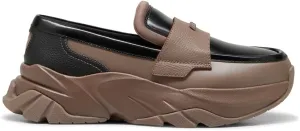 PUMA Womens Sophyr Slip On Loafers Casual - Brown - Size 6 M