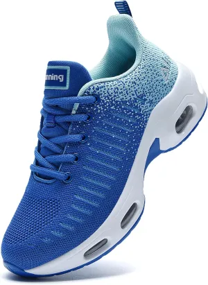 QAUPPE Womens Fashion Lightweight Air Sports Walking Sneakers Breathable Gym Jogging Running Tennis Shoes US 5.5-11 B(M)…