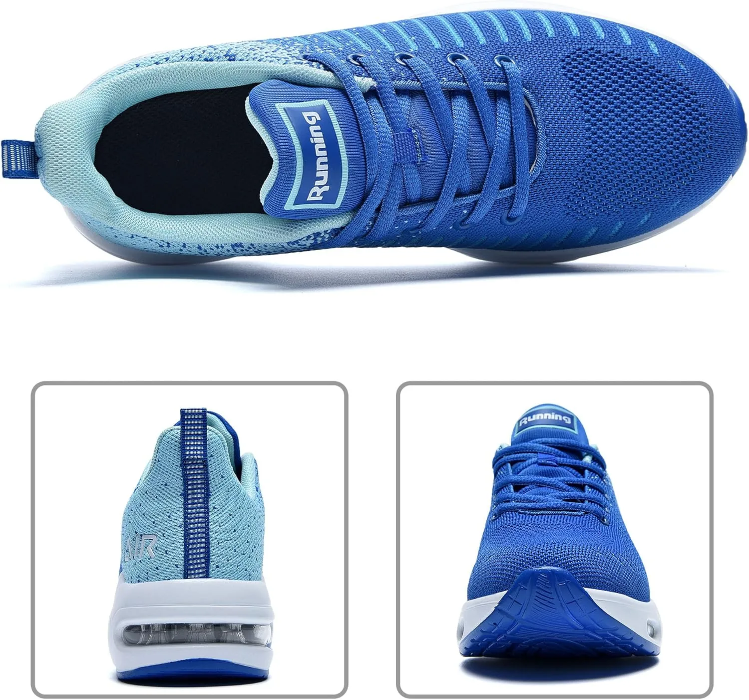 QAUPPE Womens Fashion Lightweight Air Sports Walking Sneakers Breathable Gym Jogging Running Tennis Shoes US 5.5-11 B(M)…