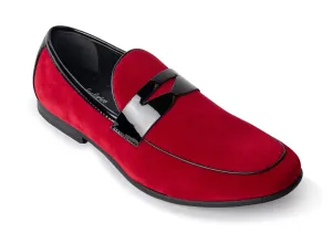 Red Suede Loafer