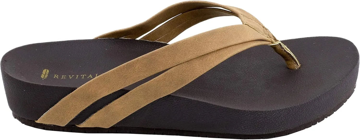 REVITALIGN Women's Sandy Seas Comfort Flip Flop