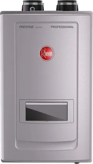 Rheem Prestige Condensing Tankless Gas Indoor Natural Gas Water Heater With Built-in Recirculation 11.0 GPM - RTGH-RH11DVLN