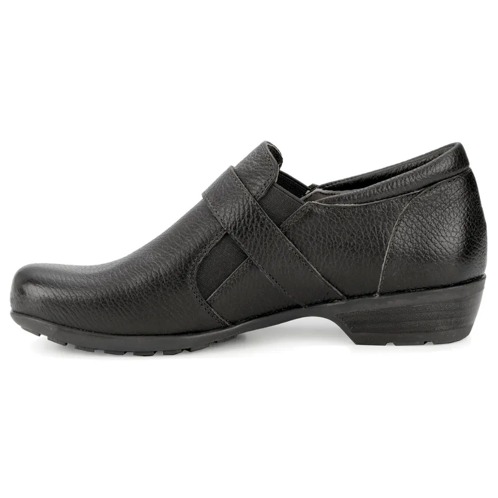 Ros Hommerson Eliot Black Leather Loafer (Women's)