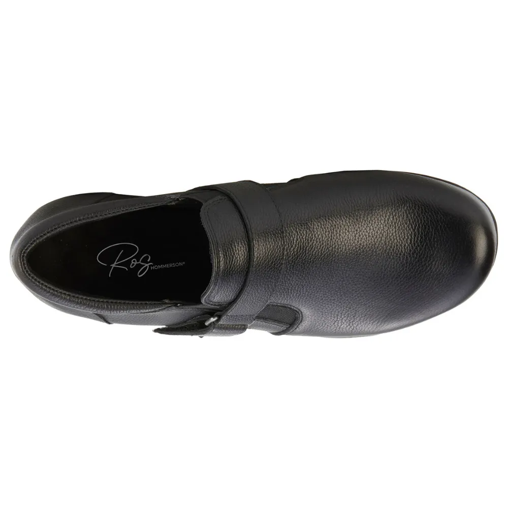 Ros Hommerson Eliot Black Leather Loafer (Women's)