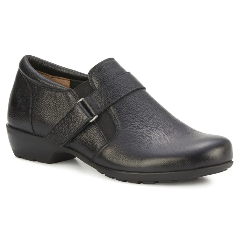 Ros Hommerson Eliot Black Leather Loafer (Women's)