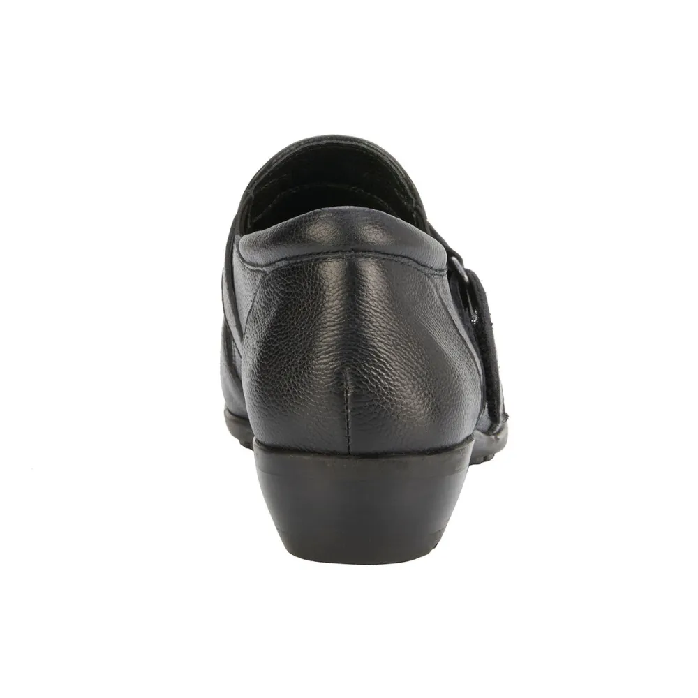 Ros Hommerson Eliot Black Leather Loafer (Women's)