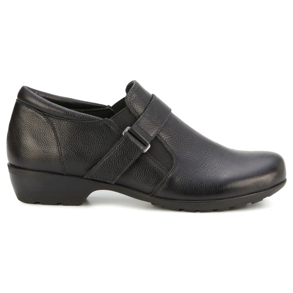 Ros Hommerson Eliot Black Leather Loafer (Women's)