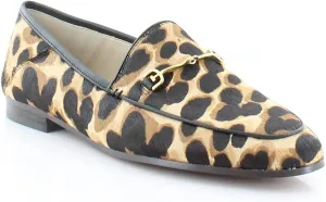 Sam Edelman Womens Loraine Textured Metallic Loafers Tan 6 Medium (B,M)