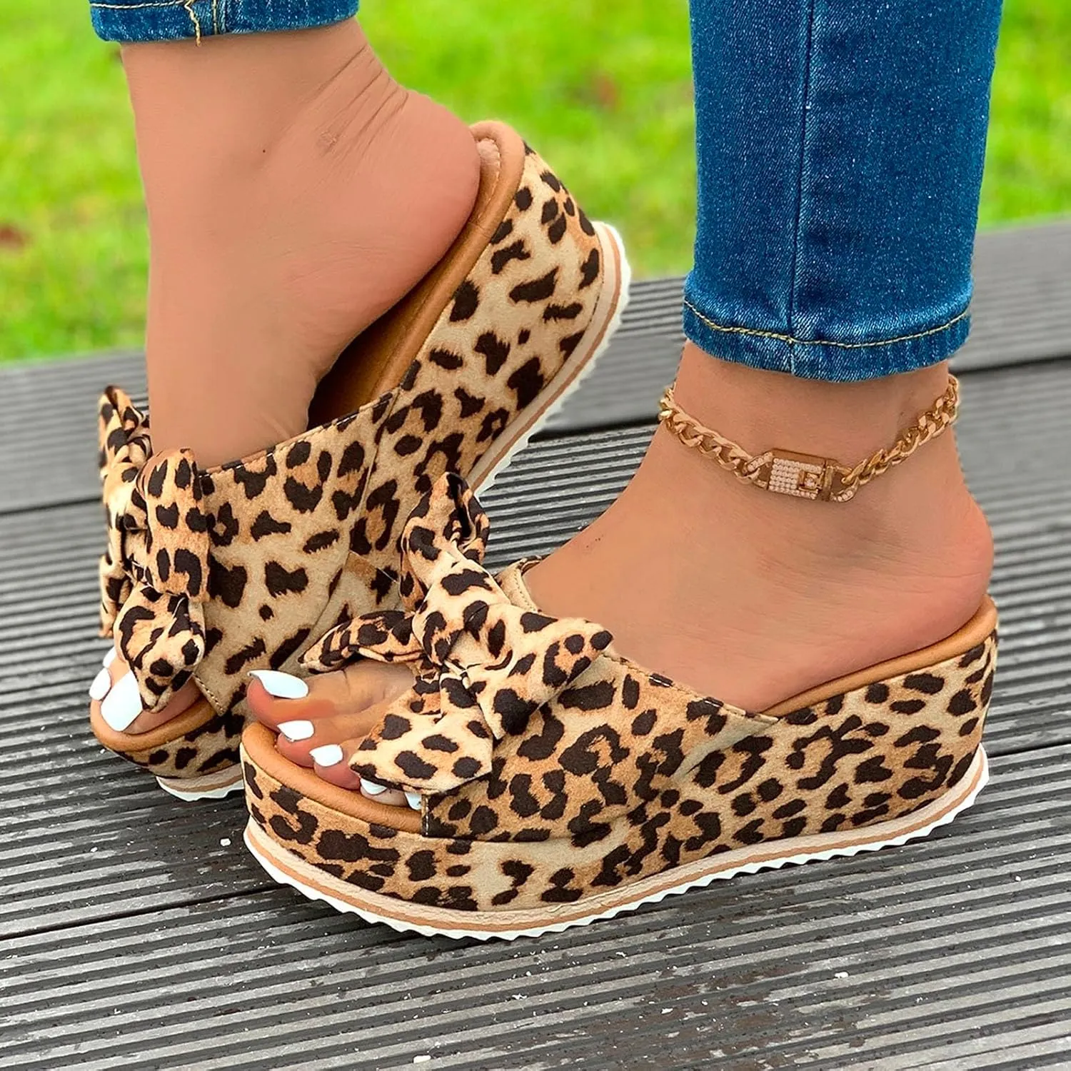 Sandals for Women Dressy Walking Orthopedic Slippers Casual Bottom Roman Shoes 2025 Summer Wedges Sandals