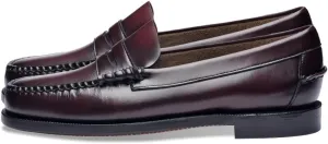 Sebago Women's Classic Dan Leather Penny Loafers – Hand-Sewn Slip-On Moccasins with Leather Sole & Timeless Design
