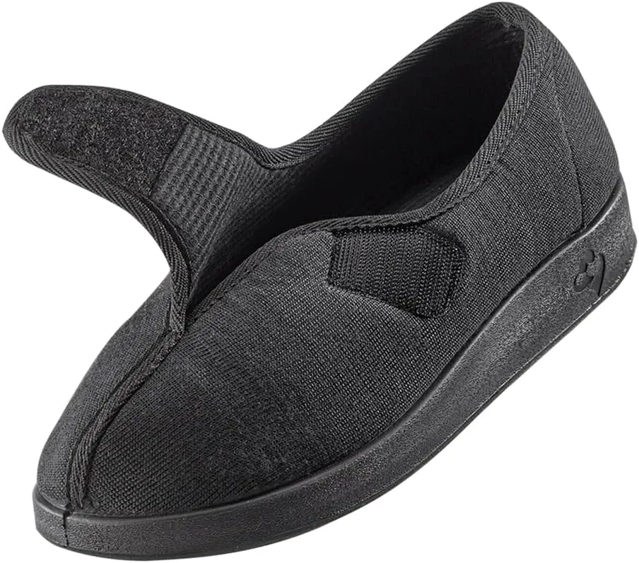 Silvert's Adaptive Clothing & Footwear Women’s Extra Wide Easy Closure Jewel Slippers for Seniors
