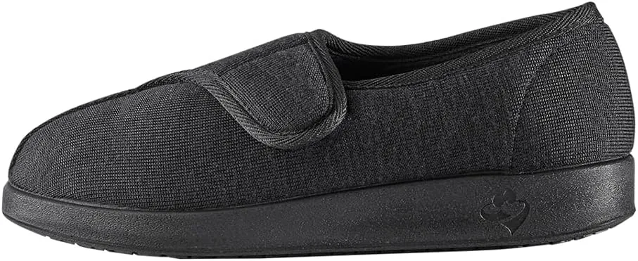 Silvert's Adaptive Clothing & Footwear Women’s Extra Wide Easy Closure Jewel Slippers for Seniors