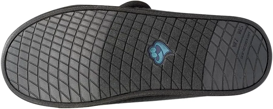 Silvert's Adaptive Clothing & Footwear Women’s Extra Wide Easy Closure Jewel Slippers for Seniors
