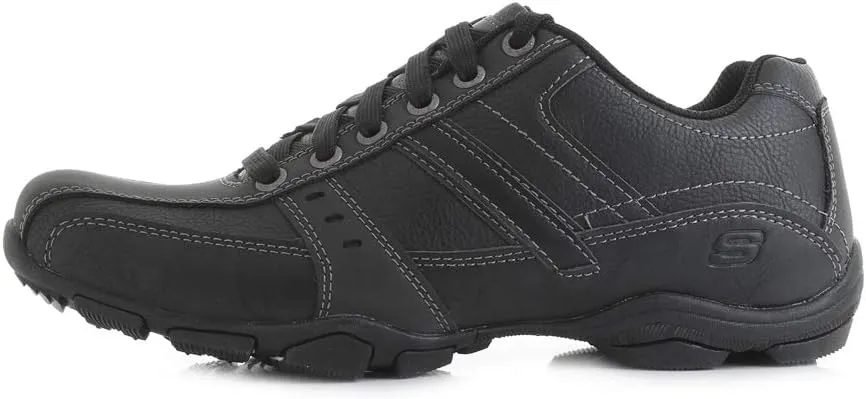 Skechers Marter Men's Life Change Lightweight Leather Trainers Brown