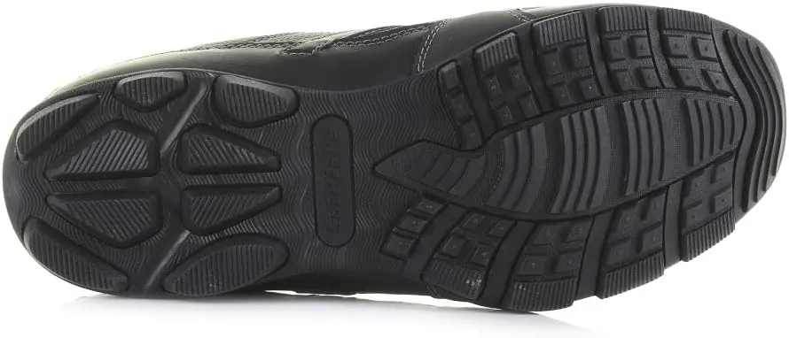 Skechers Marter Men's Life Change Lightweight Leather Trainers Brown