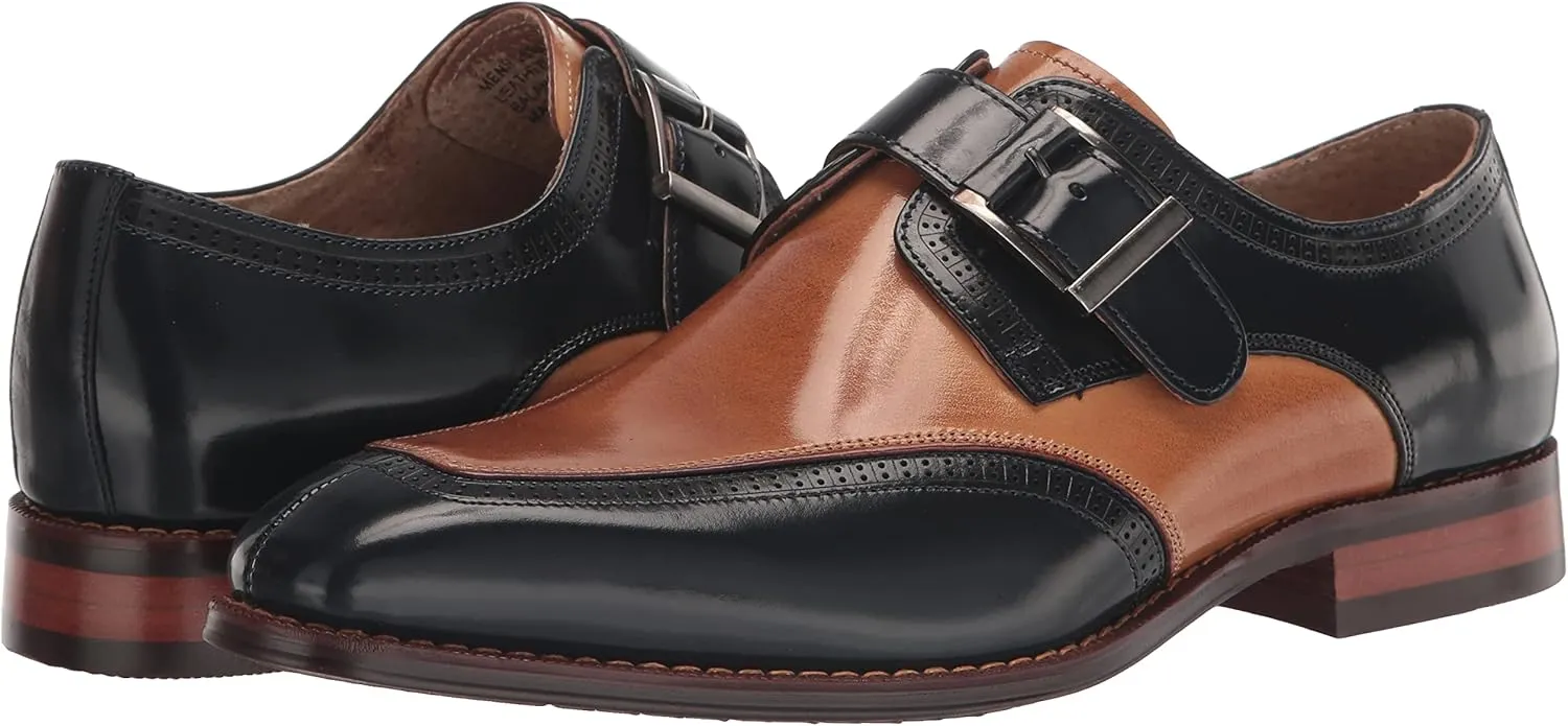 STACY ADAMS Men's Garven Monk-Strap Loafer