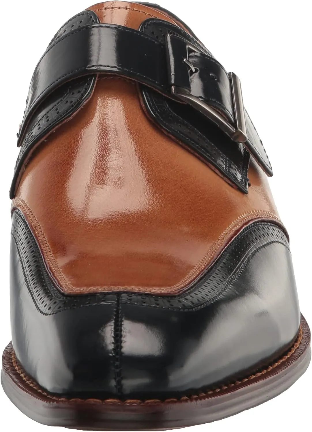 STACY ADAMS Men's Garven Monk-Strap Loafer