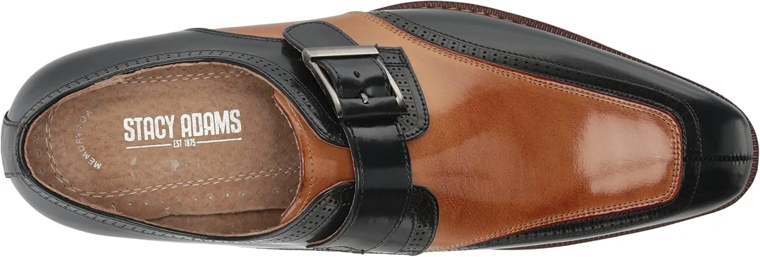 STACY ADAMS Men's Garven Monk-Strap Loafer