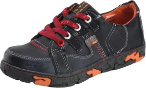 TMA EYES Genuine Leather Women's Flat Fashion Sneaker Shoes for Outdoor