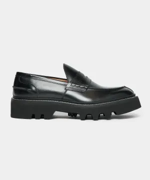 Todd Snyder x Tricker's James Loafer in Black