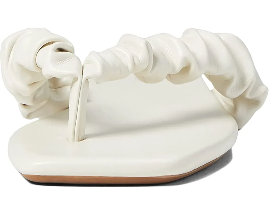 Toe Ruch Nine Customer-endorsed Open On Flat Vibrant Detailed Slip Sandals Daxx Squared West Ivory
