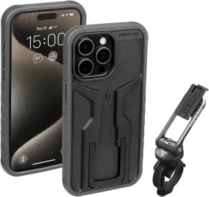 Topeak RideCase with Mount for iPhone 15 Pro Max - Black/Gray
