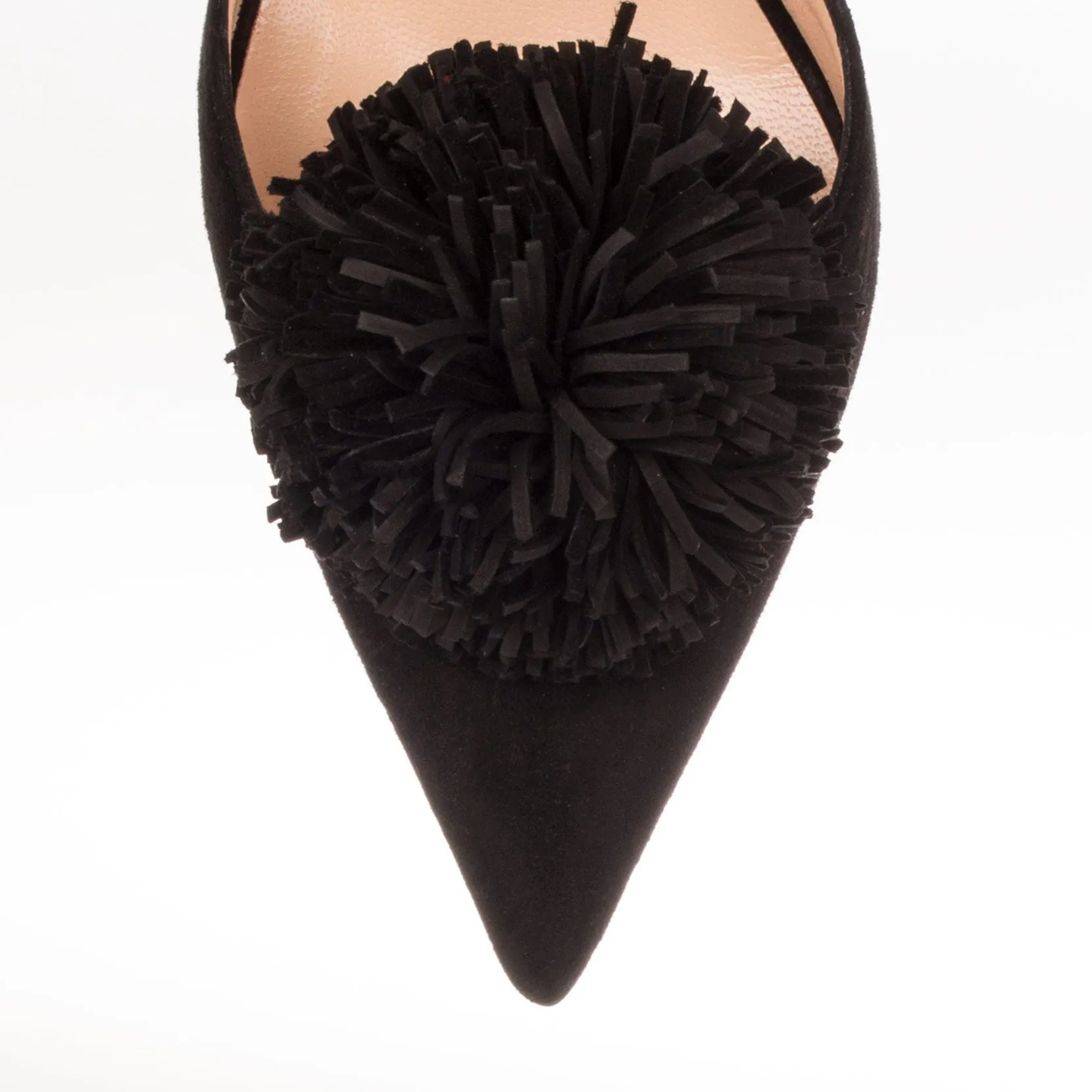 Tsarou 85 black suede pump