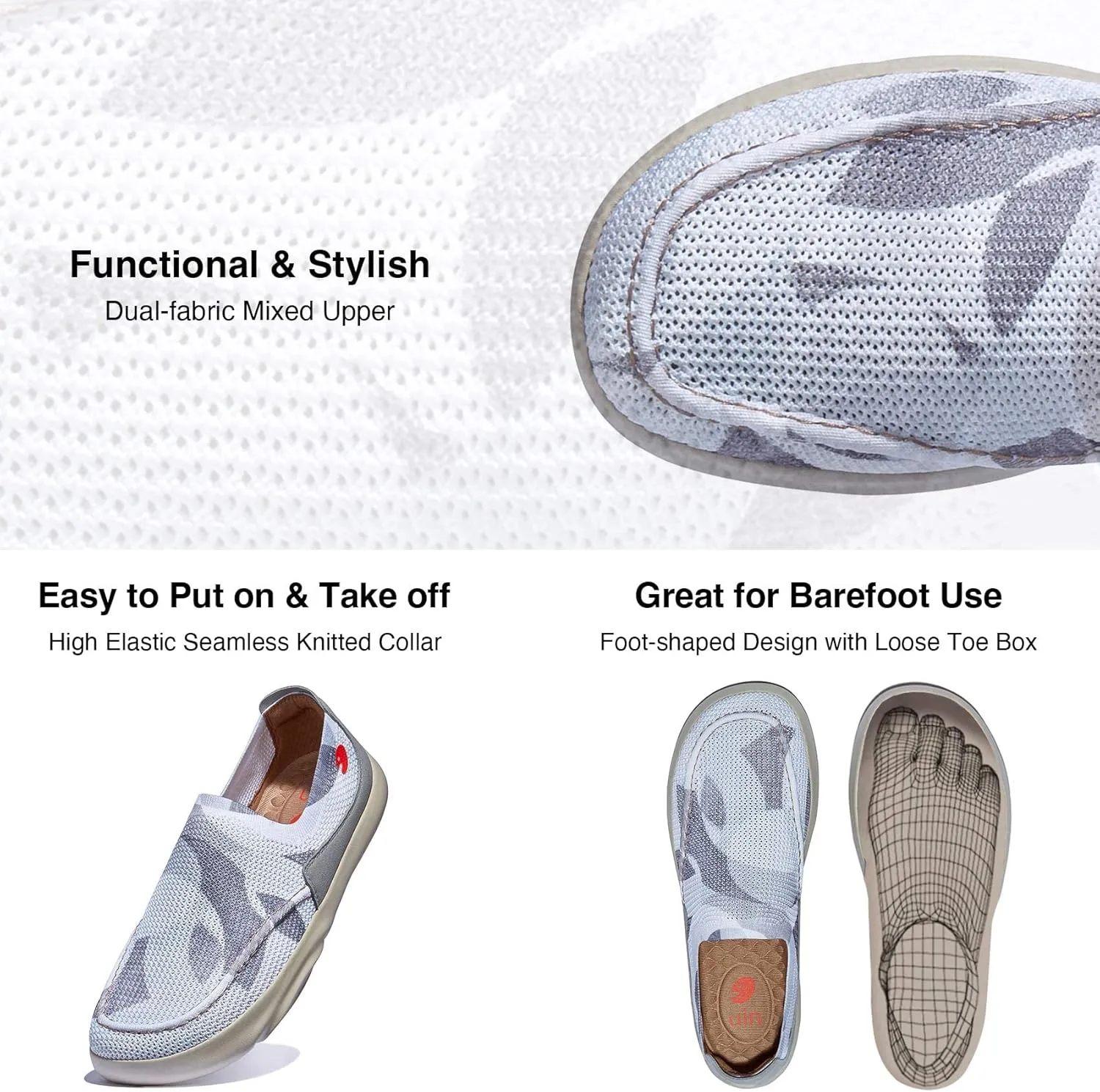 UIN Men's Art Travel Shoes Slip On Casual Painted Loafers Lightweight Comfort Fashion Sneaker Mojacar