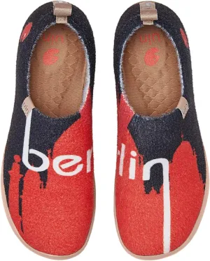 UIN Men's Art Travel Shoes Slip On Casual Wool Cozy Loafers Lightweight Comfort Fashion Sneaker Toledo Ⅰ