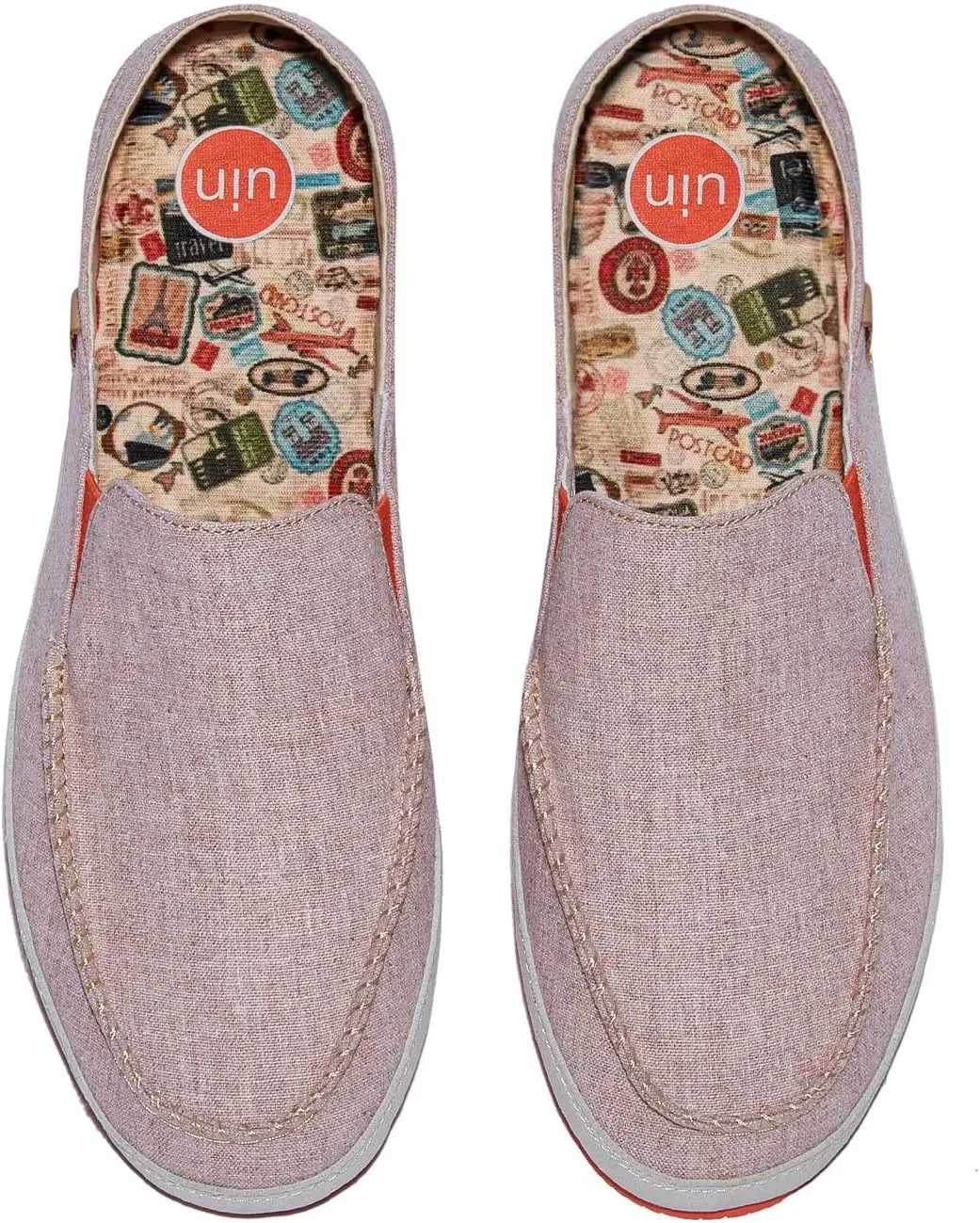 UIN Women's Art Painted Walking Casual Travel Shoes Lightweight Comfort Fashion Sneaker Formentera Series