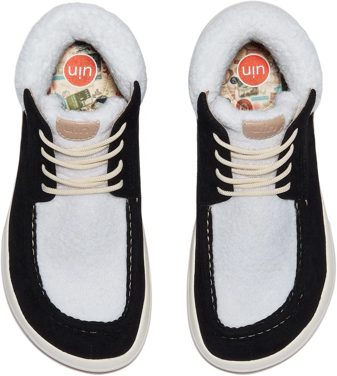 UIN Women's Fashion Platform Sneaker Slip On Walking Casual Comfortable Art Painted Travel Shoes Andalusia