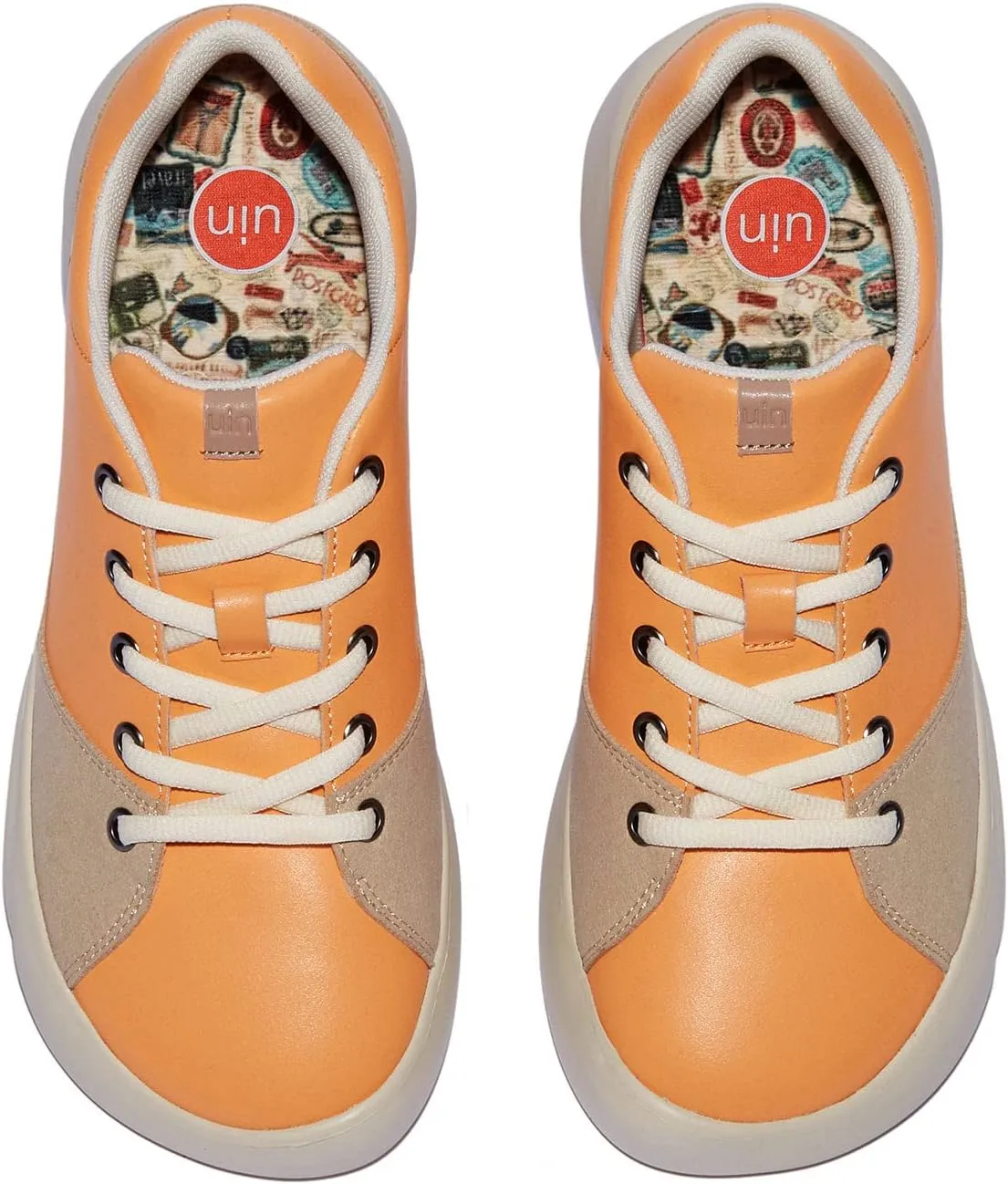 UIN Women's Walking Travel Shoes Casual Lightweight Art Painted Fashion Sneaker Denia Series