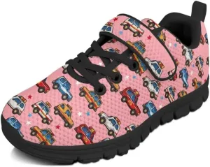 Unisex-Child Sneakers Anti-Skid Sports Shoes Kids One Strap Hook and Loop Sneakers for Camping Jogging