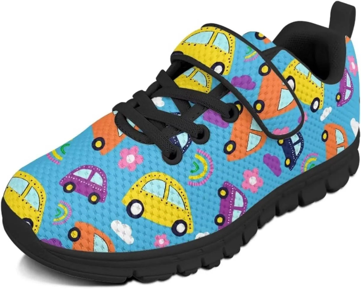 Unisex-Child Sneakers Anti-Skid Sports Shoes Kids One Strap Hook and Loop Sneakers for Camping Jogging