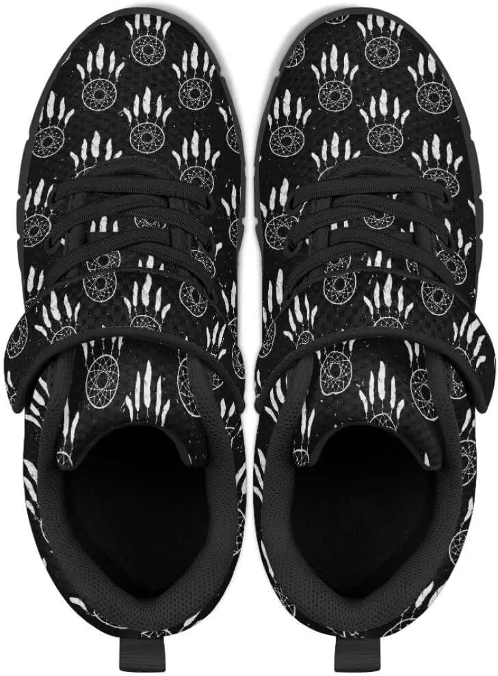 Unisex-Child Sneakers Anti-Skid Sports Shoes Kids One Strap Hook and Loop Sneakers for Camping Jogging