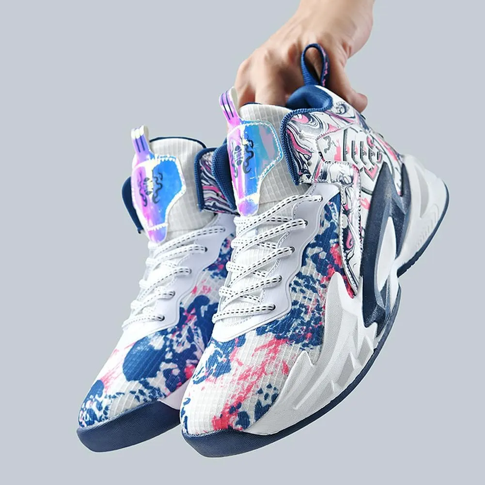 VAXAV Unisex High Top Basketball Shoes Outdoor Sports Running Tennis Sneakers