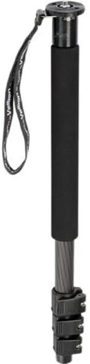 Velbon Geo Carbon Monopods 4-section Flip Lock Wrist Strap 225mm - Velbon GEOPODE54