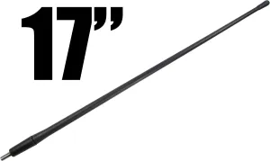 VOTEX - 17 Inch All-Terrain Flexible Rubber Antenna is Compatible with Sangean Radio - Spring Steel Internal Core