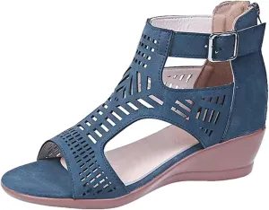 Wedge 2025 Heeled Sandals Cute Spring Open Toe Trendy Casual Comfort Summer Cover Heel Dressy Cutout Party Beach Crystal Rhinestone Pearl Flat Bling Sparkly Thong Black Comfortable