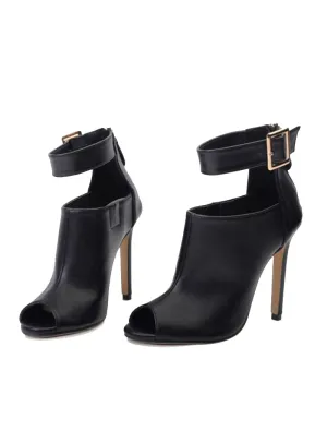 Women Pumps Ladies Sexy Buckle Strap Roman High Heels