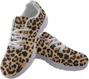 Women Running Shoes Non Slip Comfortable White Sole Lace Up Lightweight Sneaker