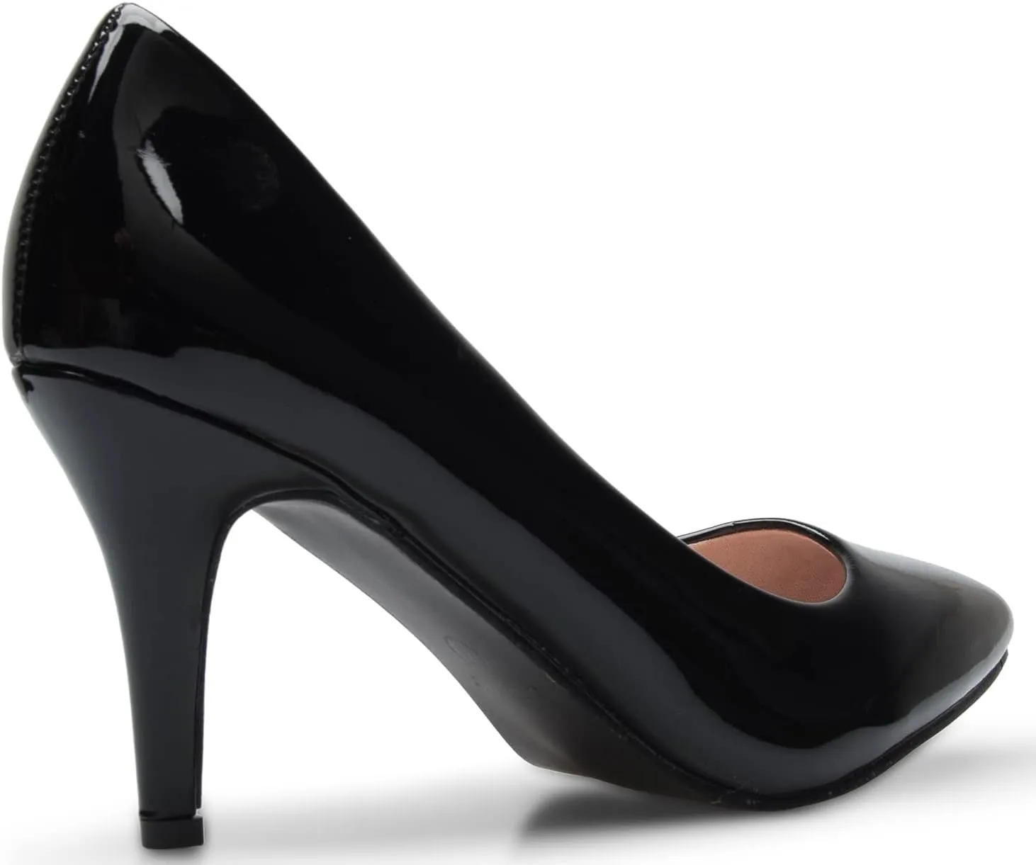 Women's Classic D'Orsay Closed Toe Mid Stiletto Heel Pump | Dress, Work, Party Low Heeled Pumps | high Casual Comfortable Sale