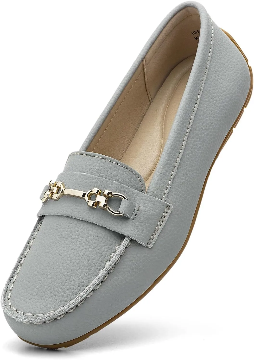 Women's Comfortable & Lightweight Leather Loafers Slip-Ons Driving Mocs Walking Shoes Cute Business Casual Dress Shoes Work Flats for Women