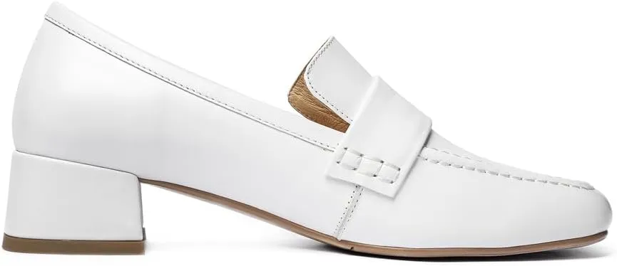 Women's Dress Leather Heels Loafer