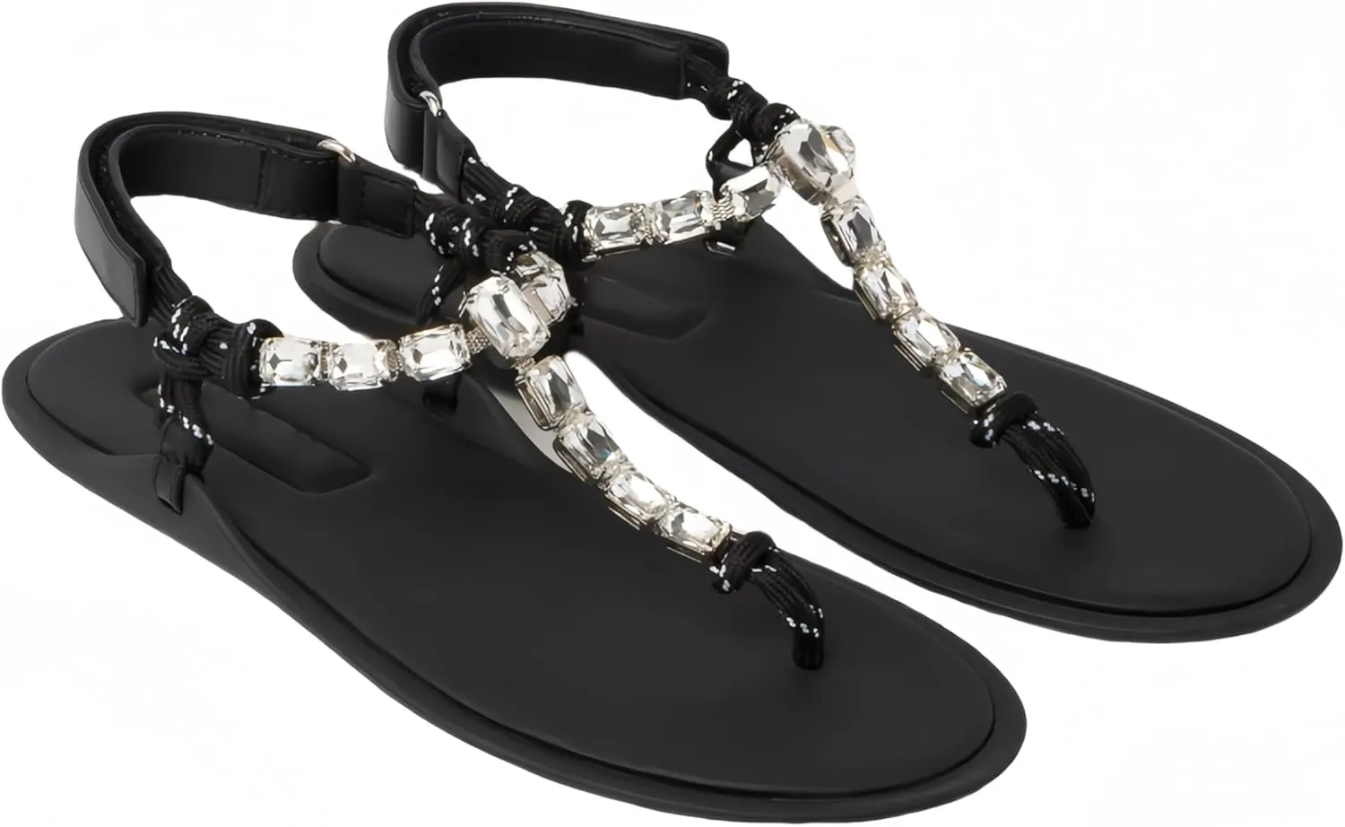 Women's Hemp Rope Weaving Flip Flops Fashion Resort Style Clip On Flat Beach Sandals
