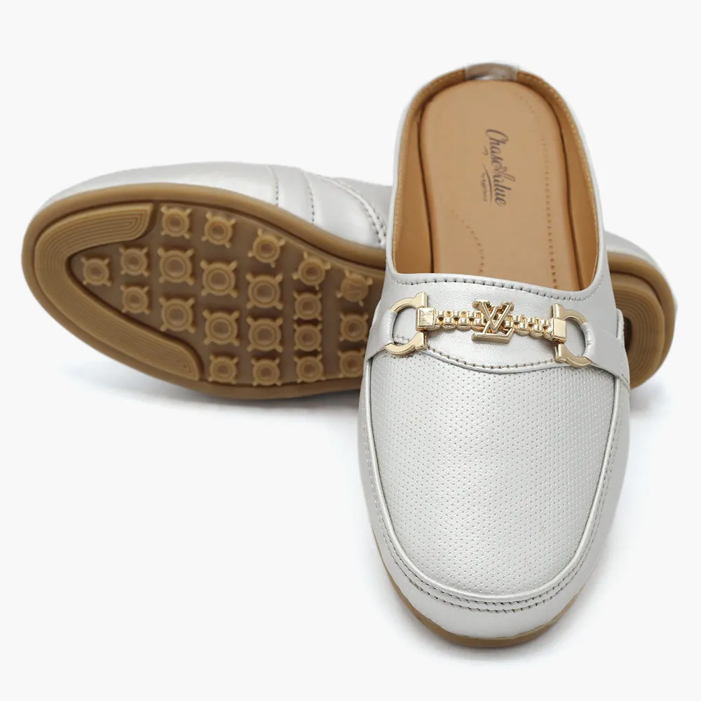 Women's Loafer - Silver