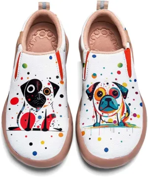 Womens Loafers Comfortable Travel Shoes Slip Ons Walking Lightweight Ladies Cartoon Animal Painted Sneaker