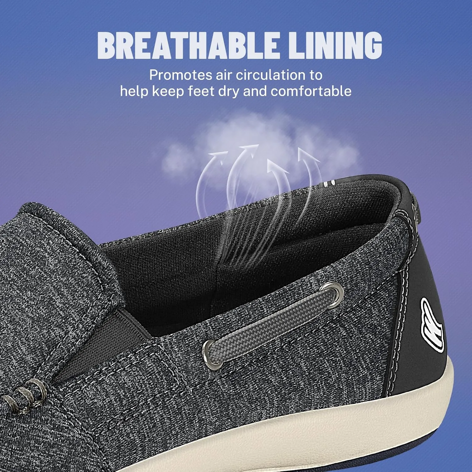 Womens Slip On Shoes - Casual Boat Loafer Shoes for Women with Arch Support - Orthopedic Walking Sneakers for Plantar Fasciitis
